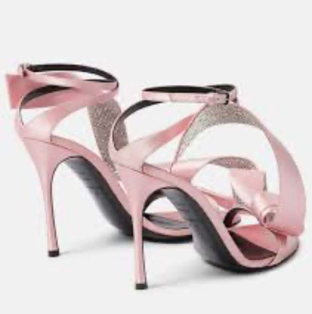 AREA X SERGIO ROSSI Magenta Women's Sandals - YOOX, - Picture 3 of 3